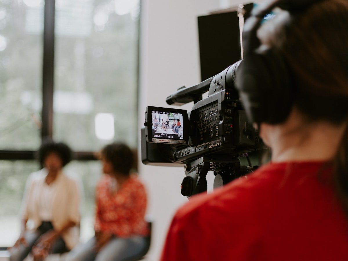 Video production behind the scenes